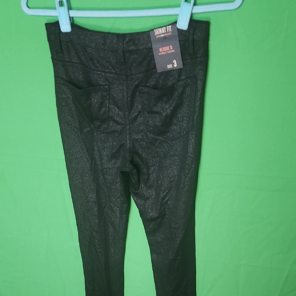Torrid Sky High Skinny Premium Stretch Black Sparkle Jeans - Picture 6 of 6